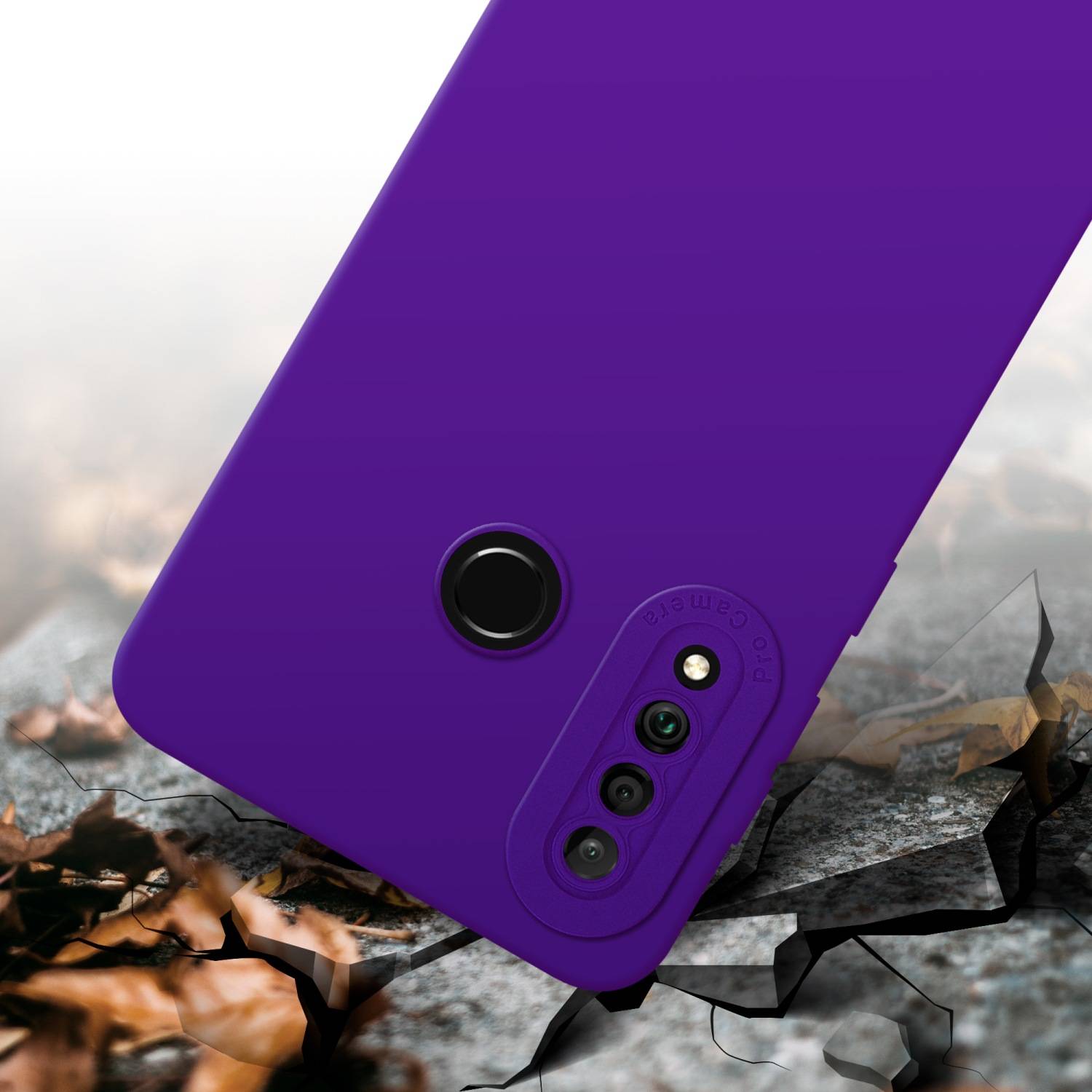 Cadorabo Hülle für Huawei P30 LITE Schutz Hülle in Lila TPU Silikon Etui Case Handyhülle-4