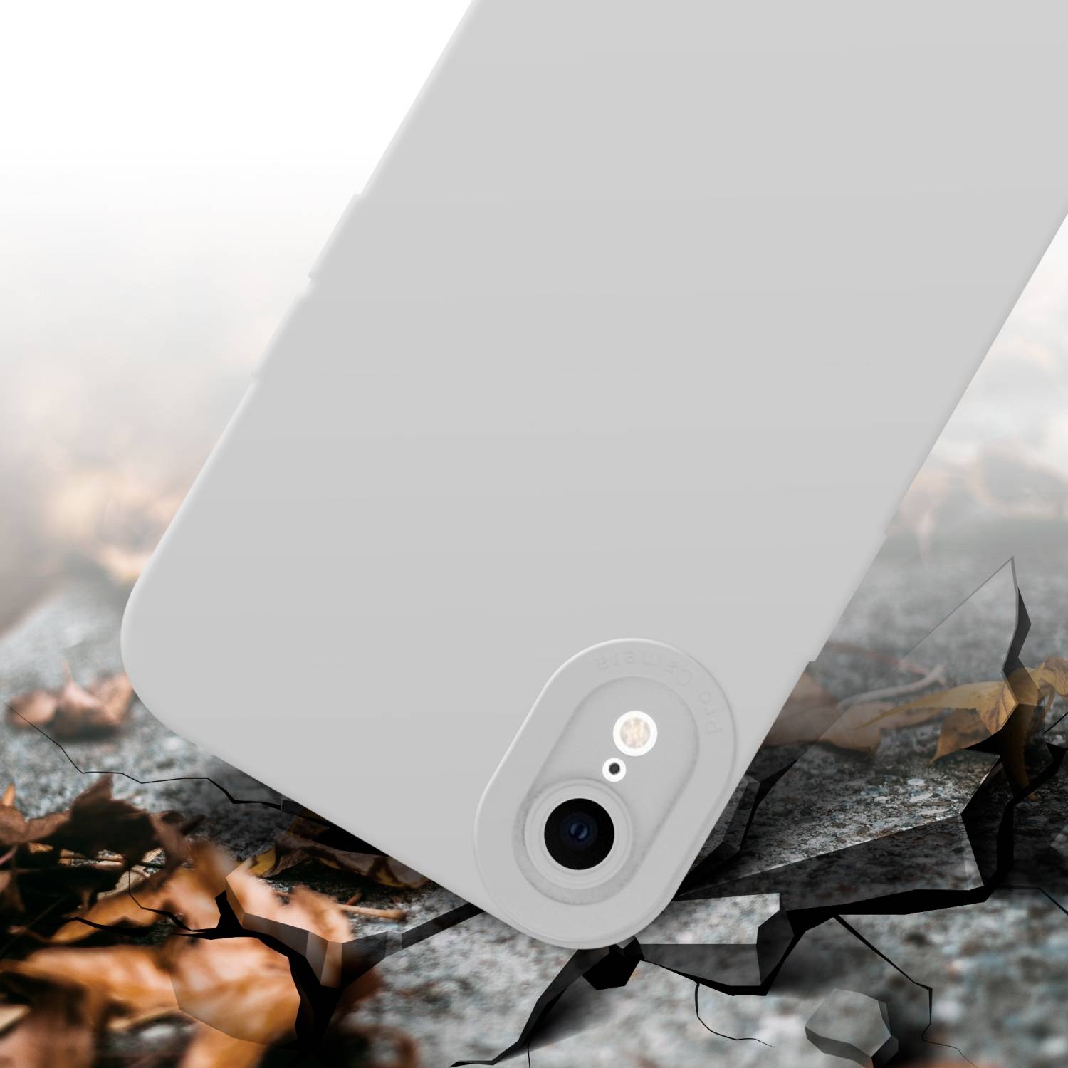 Cadorabo Hülle für Apple iPhone XR Schutz Hülle in Weiß TPU Silikon Etui Case Handyhülle-3