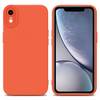 Cadorabo Hülle für Apple iPhone XR Schutz Hülle in Orange TPU Silikon Etui Case Handyhülle