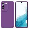 Cadorabo Hülle für Samsung Galaxy S22 Schutz Hülle in Lila TPU Silikon Etui Case Handyhülle