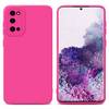 Cadorabo Hülle für Samsung Galaxy S20 Schutz Hülle in Pink TPU Silikon Etui Case Handyhülle
