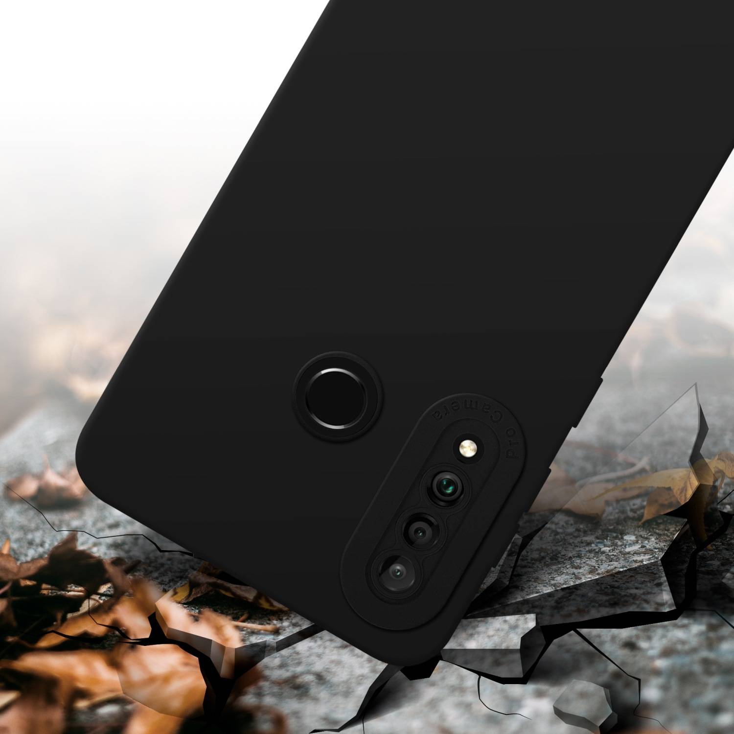 Cadorabo Hülle für Huawei P30 LITE Schutz Hülle in Schwarz TPU Silikon Etui Case Handyhülle-4