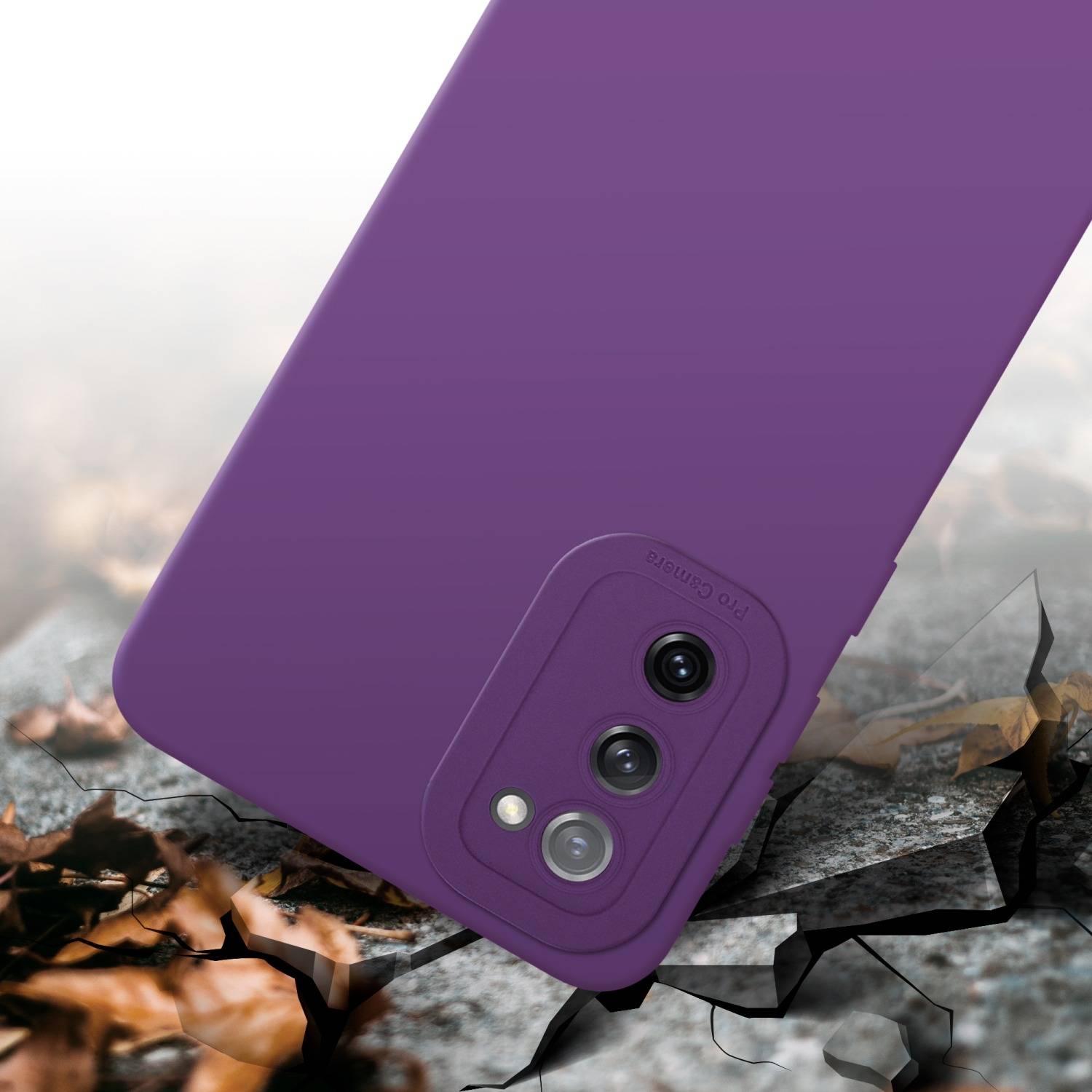 Cadorabo Hülle für Samsung Galaxy S20 FE Schutz Hülle in Lila TPU Silikon Etui Case Handyhülle-4