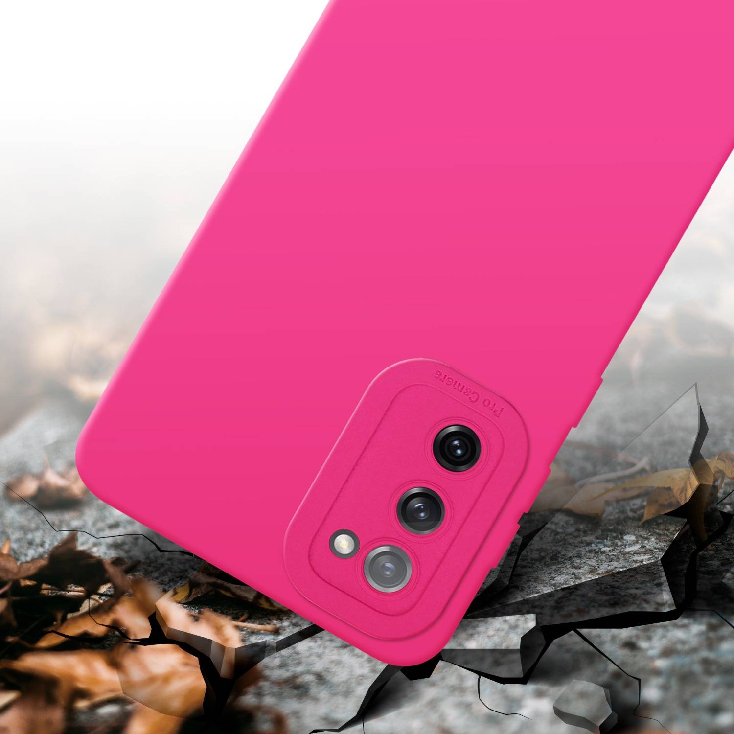 Cadorabo Hülle für Samsung Galaxy S20 FE Schutz Hülle in Pink TPU Silikon Etui Case Handyhülle-4