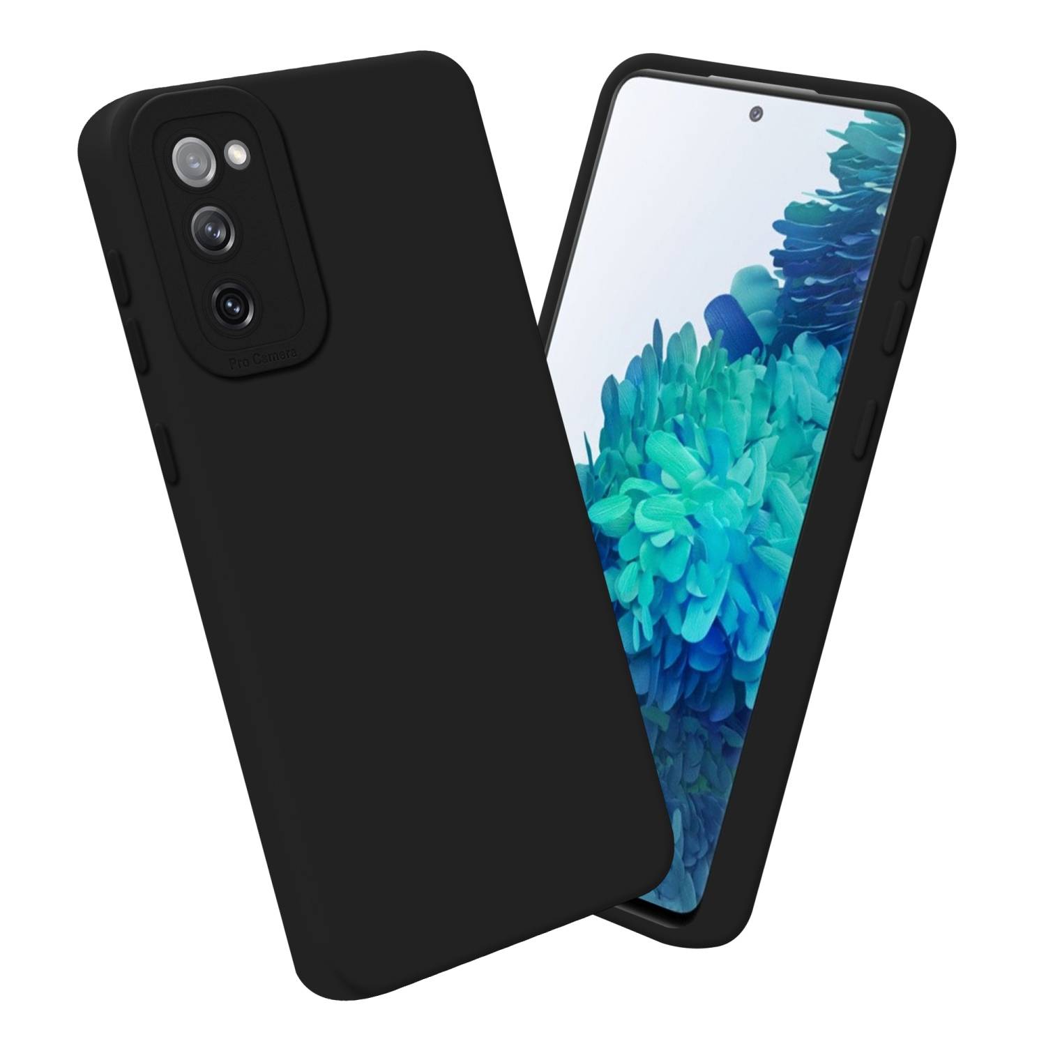 Cadorabo Hülle für Samsung Galaxy S20 FE Schutz Hülle in Schwarz TPU Silikon Etui Case Handyhülle-3