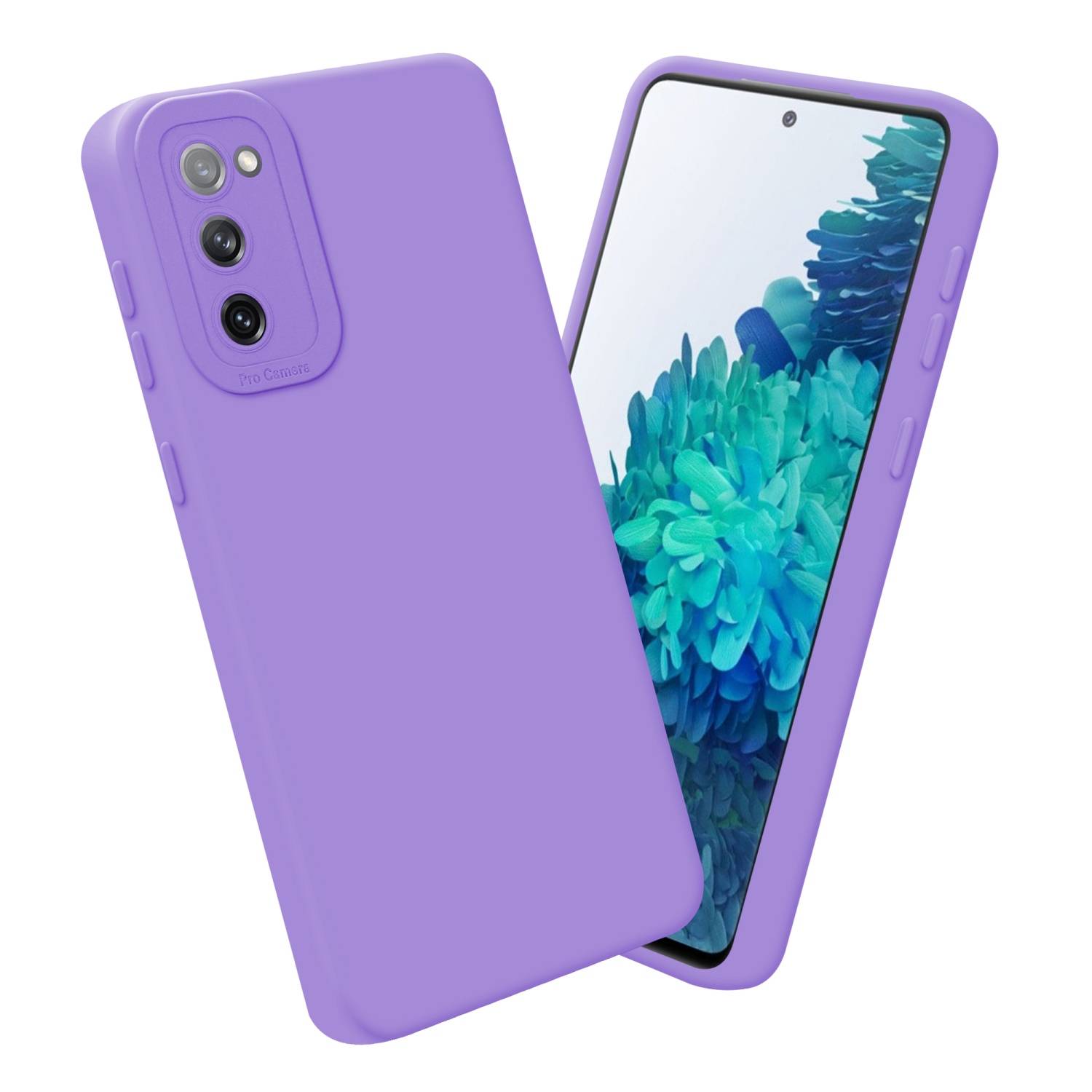 Cadorabo Hülle für Samsung Galaxy S20 FE Schutz Hülle in Lila TPU Silikon Etui Case Handyhülle-3