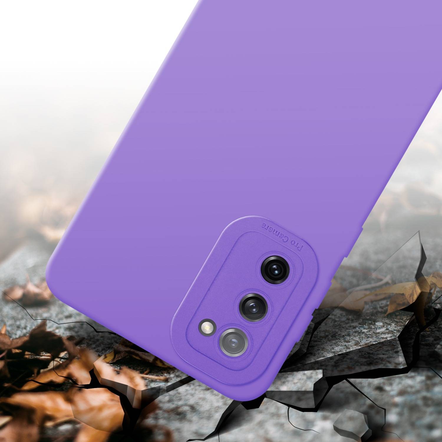 Cadorabo Hülle für Samsung Galaxy S20 FE Schutz Hülle in Lila TPU Silikon Etui Case Handyhülle-4
