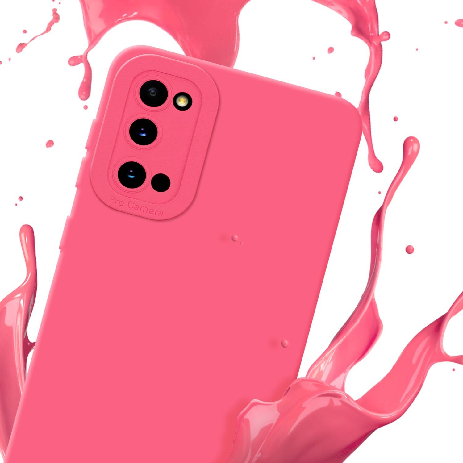 Cadorabo Hülle für Samsung Galaxy S20 Schutz Hülle in Rot TPU Silikon Etui Case Handyhülle-2