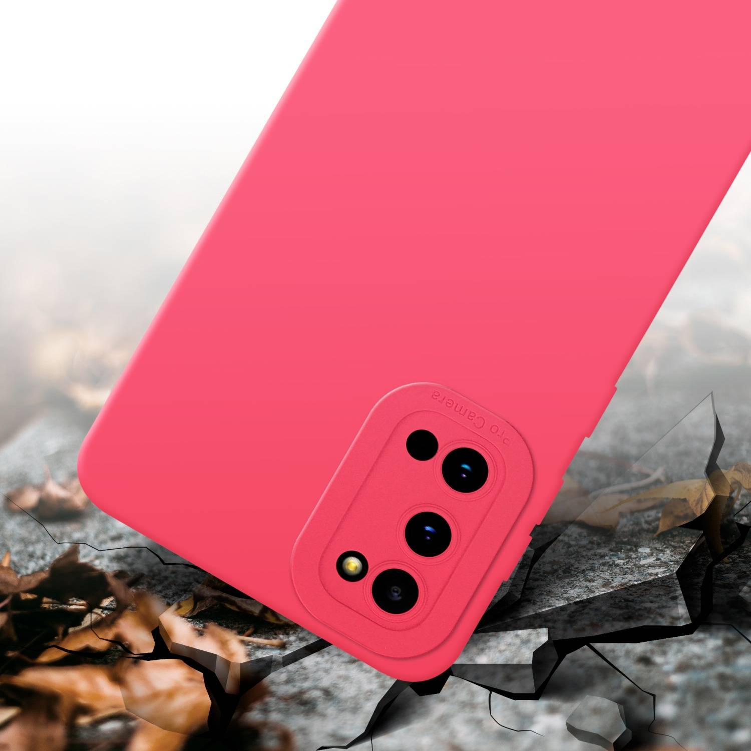 Cadorabo Hülle für Samsung Galaxy S20 Schutz Hülle in Rot TPU Silikon Etui Case Handyhülle-4