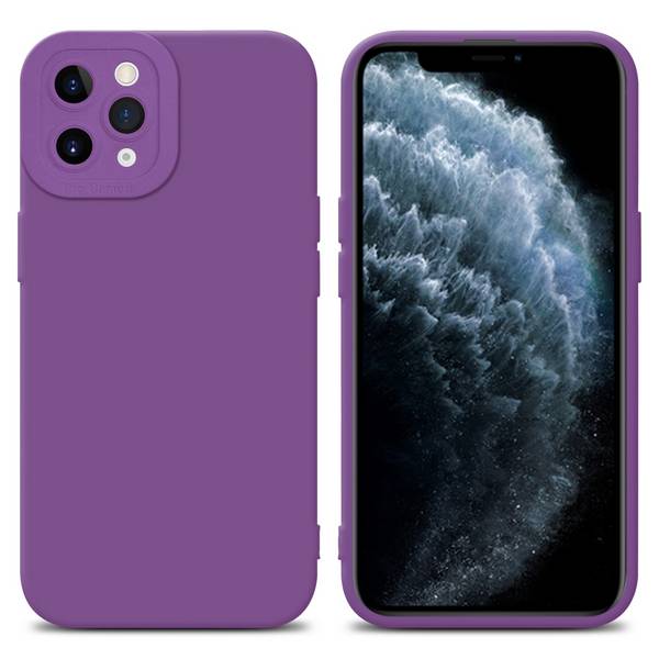 Cadorabo Hülle für Apple iPhone 11 PRO MAX Schutz Hülle in Lila TPU Silikon Etui Case Handyhülle