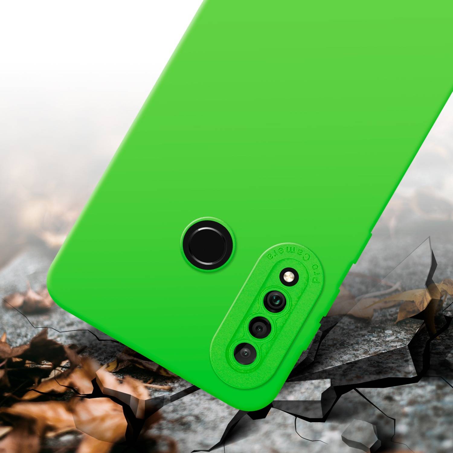 Cadorabo Hülle für Huawei P30 LITE Schutz Hülle in Grün TPU Silikon Etui Case Handyhülle-4