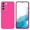 Cadorabo Hülle für Samsung Galaxy S22 Schutz Hülle in Pink TPU Silikon Etui Case Handyhülle