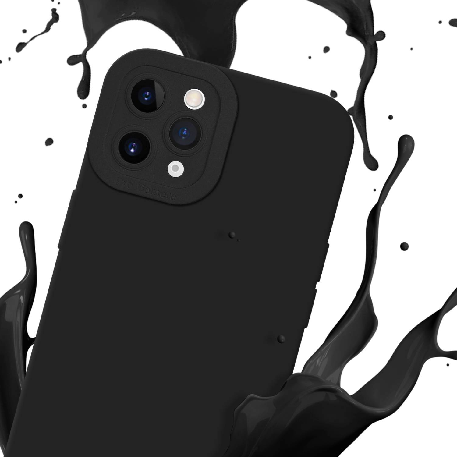 Cadorabo Hülle für Apple iPhone 11 PRO Schutz Hülle in Schwarz TPU Silikon Etui Case Handyhülle-2