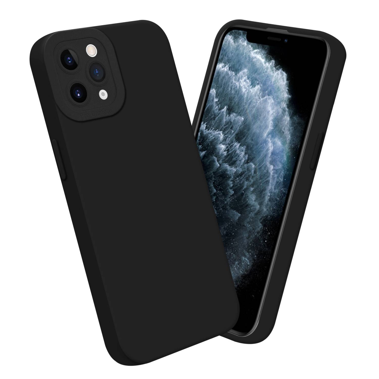 Cadorabo Hülle für Apple iPhone 11 PRO Schutz Hülle in Schwarz TPU Silikon Etui Case Handyhülle-3