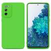 Cadorabo Hülle für Samsung Galaxy S20 FE Schutz Hülle in Grün TPU Silikon Etui Case Handyhülle