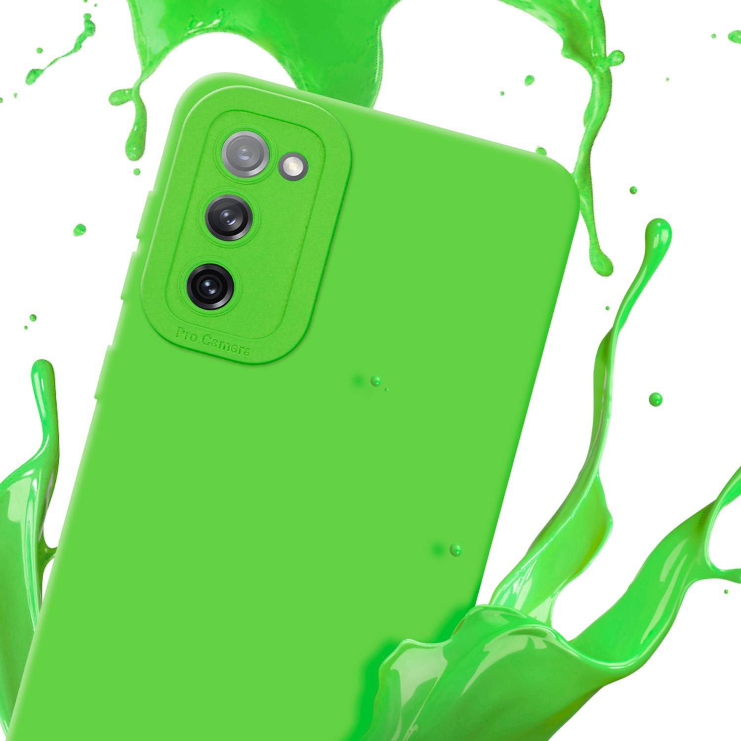 Cadorabo Hülle für Samsung Galaxy S20 FE Schutz Hülle in Grün TPU Silikon Etui Case Handyhülle-2