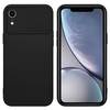 Cadorabo Hülle für Apple iPhone XR Schutz Hülle in Schwarz Handyhülle TPU Etui Case Cover Kameraschutz