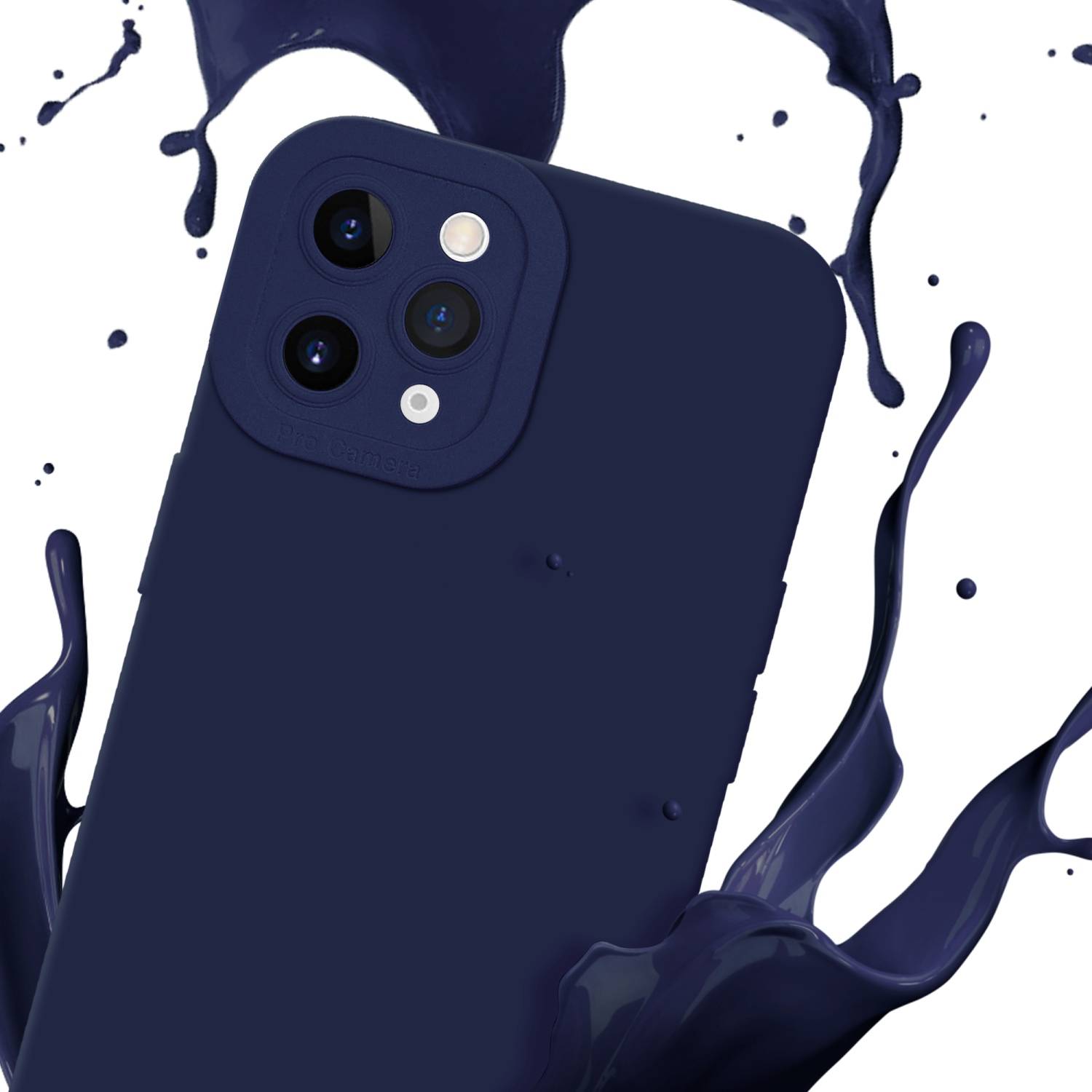 Cadorabo Hülle für Apple iPhone 11 PRO MAX Schutz Hülle in Blau TPU Silikon Etui Case Handyhülle-2