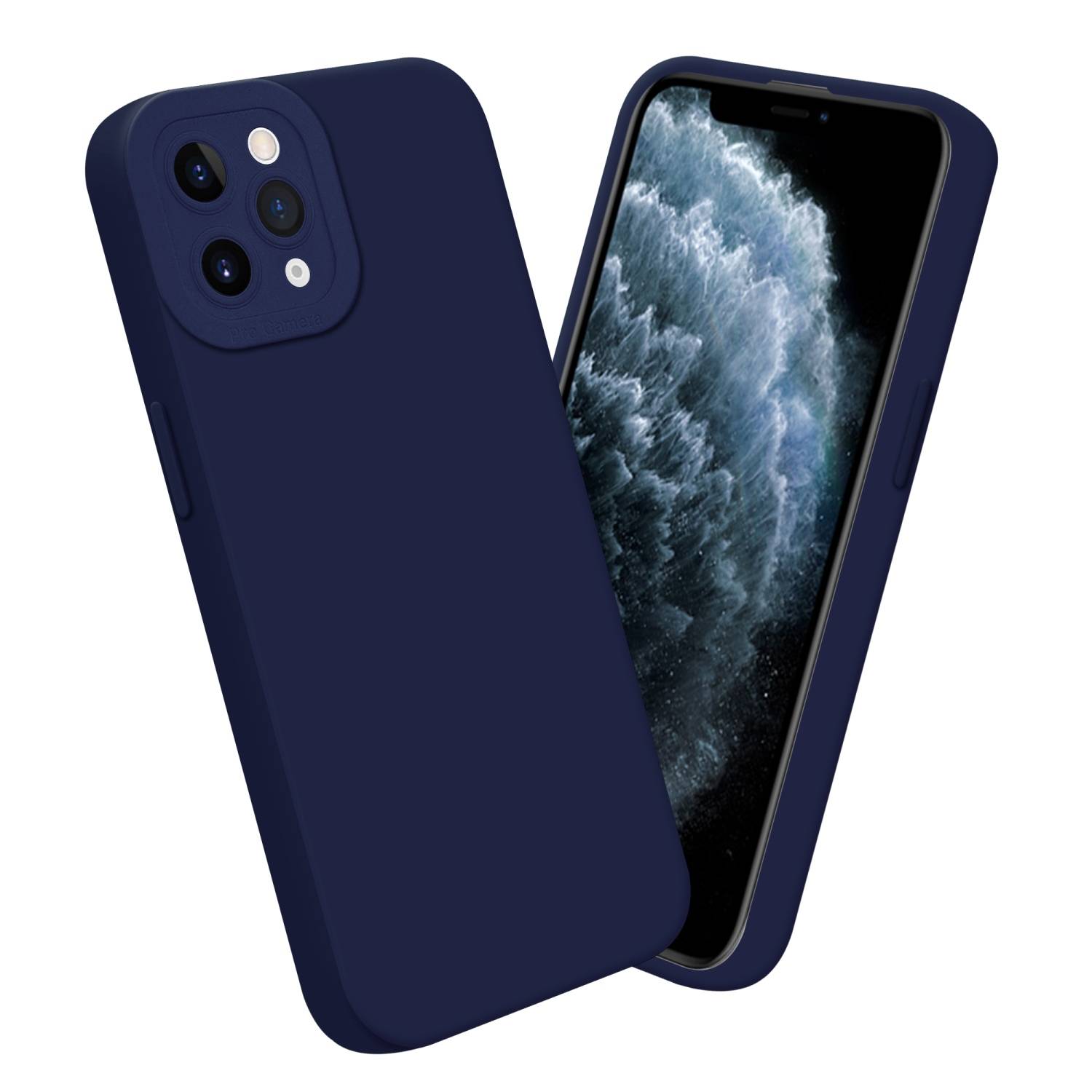 Cadorabo Hülle für Apple iPhone 11 PRO MAX Schutz Hülle in Blau TPU Silikon Etui Case Handyhülle-3