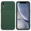Cadorabo Hülle für Apple iPhone XR Schutz Hülle in Grün Handyhülle TPU Etui Case Cover Kameraschutz