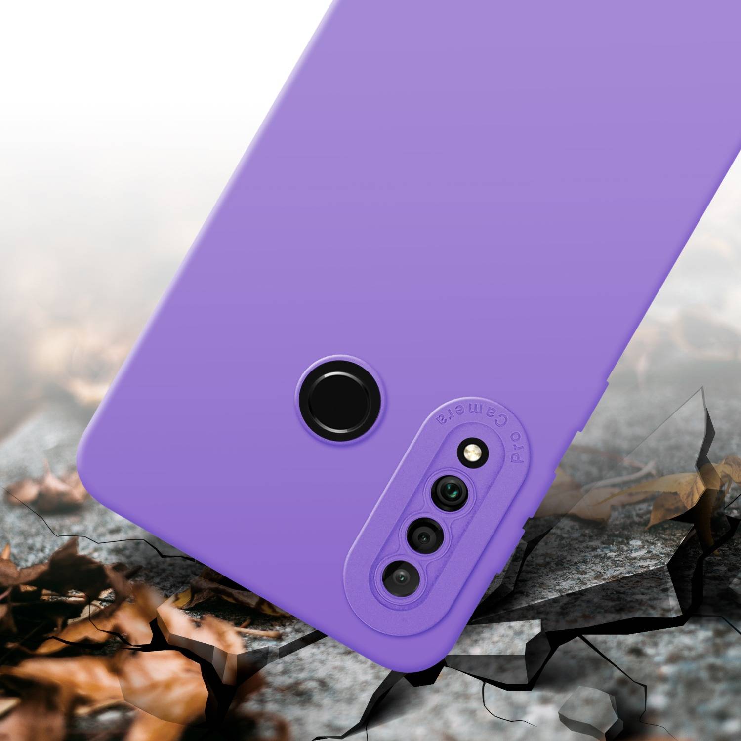 Cadorabo Hülle für Huawei P30 LITE Schutz Hülle in Lila TPU Silikon Etui Case Handyhülle-4