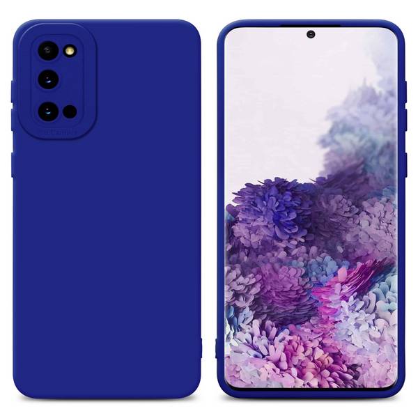 Cadorabo Hülle für Samsung Galaxy S20 Schutz Hülle in Blau TPU Silikon Etui Case Handyhülle