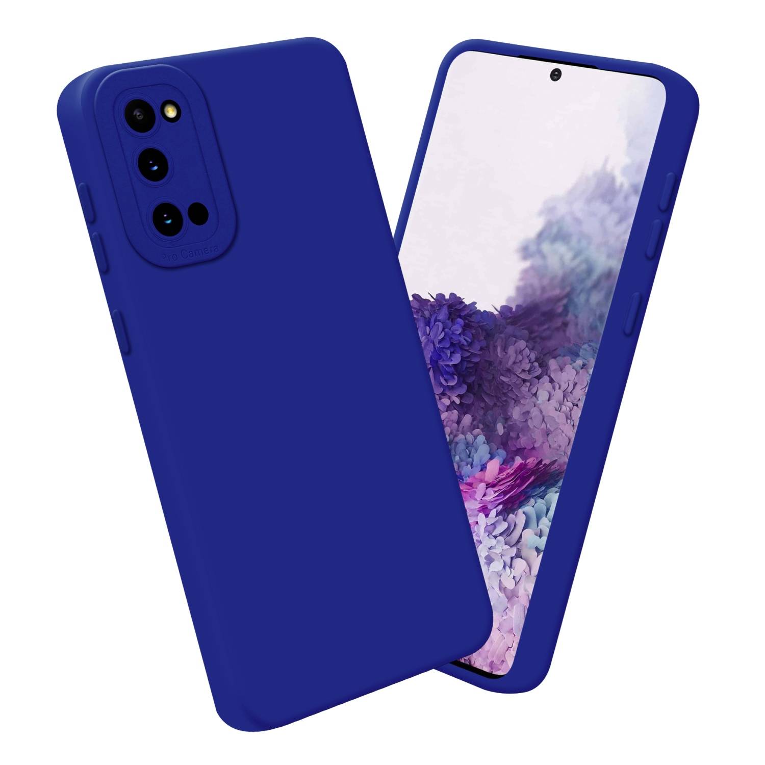 Cadorabo Hülle für Samsung Galaxy S20 Schutz Hülle in Blau TPU Silikon Etui Case Handyhülle-3