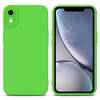 Cadorabo Hülle für Apple iPhone XR Schutz Hülle in Grün TPU Silikon Etui Case Handyhülle
