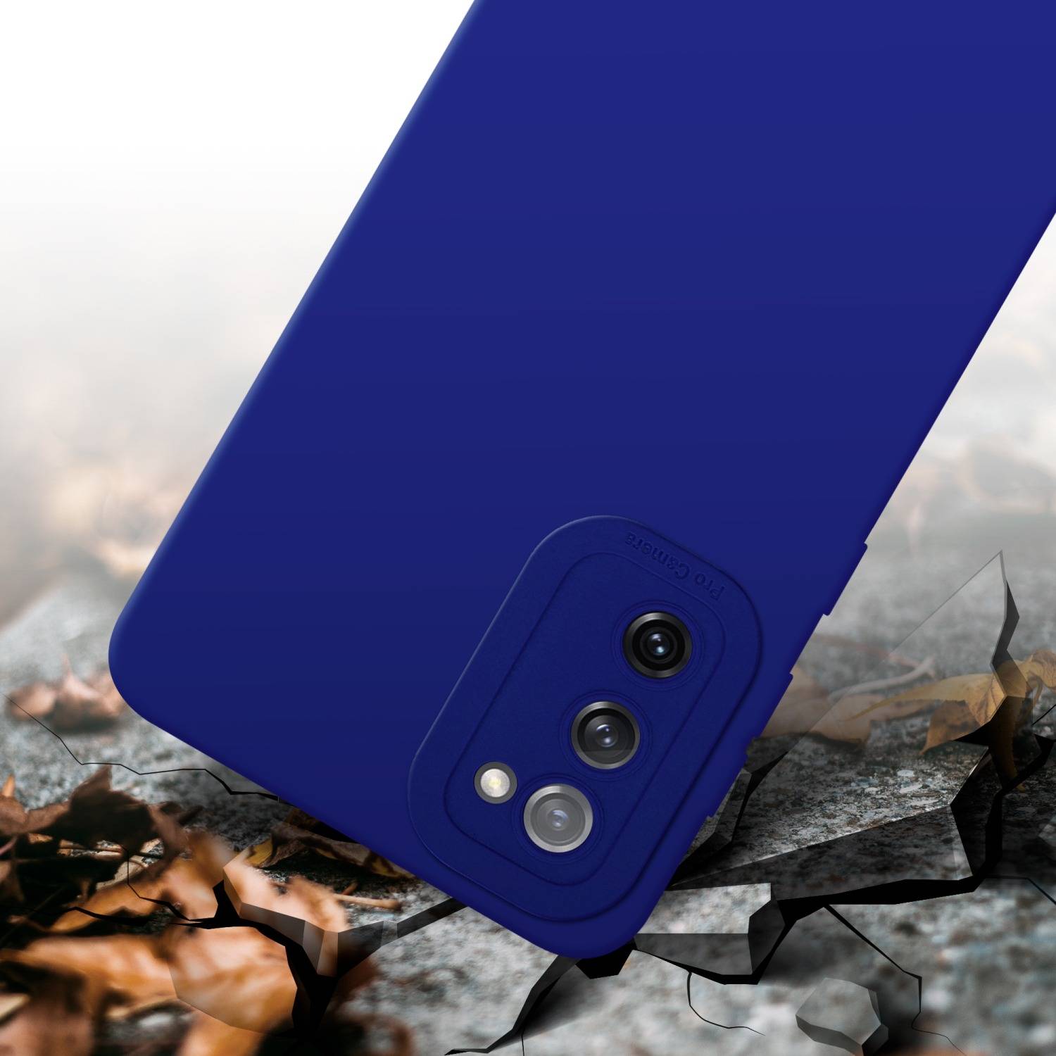 Cadorabo Hülle für Samsung Galaxy S20 FE Schutz Hülle in Blau TPU Silikon Etui Case Handyhülle-4