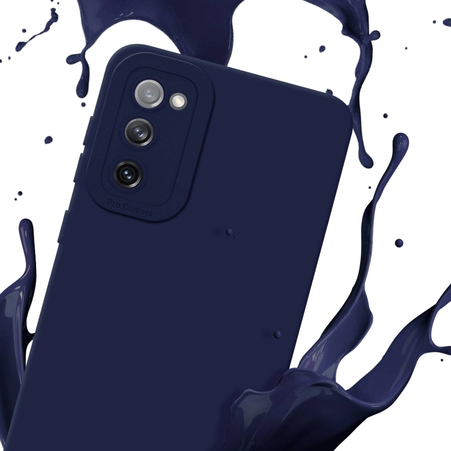 Cadorabo Hülle für Samsung Galaxy S20 FE Schutz Hülle in Blau TPU Silikon Etui Case Handyhülle-2