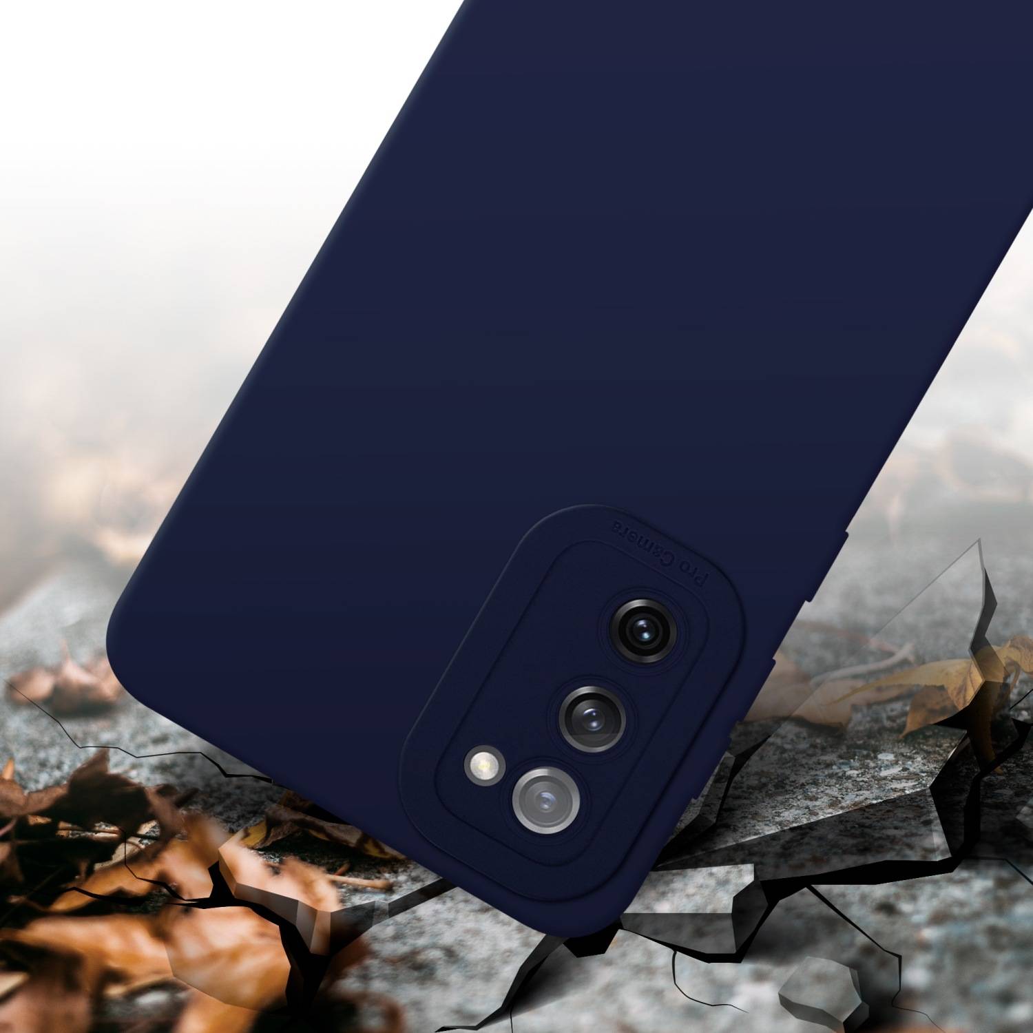 Cadorabo Hülle für Samsung Galaxy S20 FE Schutz Hülle in Blau TPU Silikon Etui Case Handyhülle-4