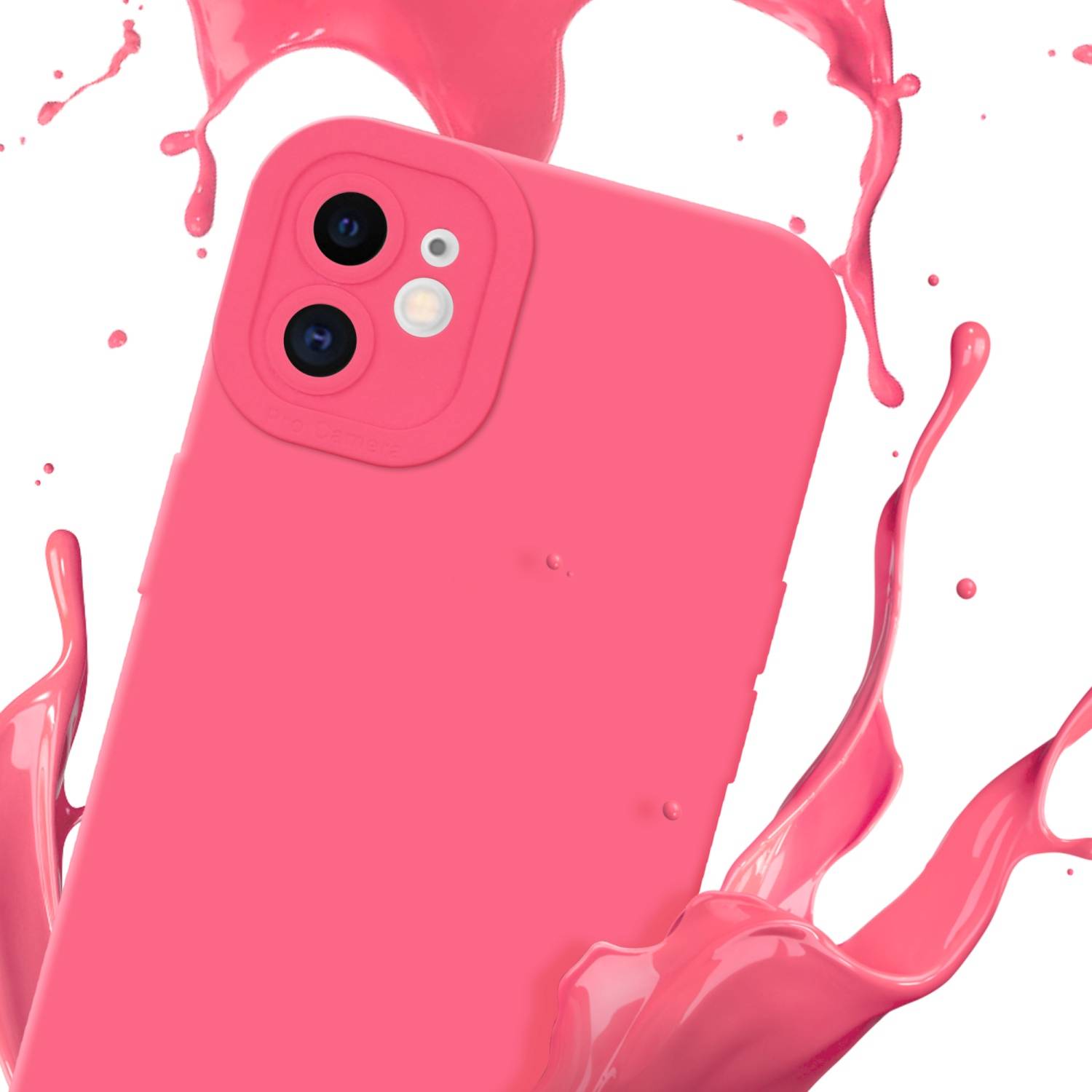 Cadorabo Hülle für Apple iPhone 11 Schutz Hülle in Rot TPU Silikon Etui Case Handyhülle-2