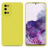 Cadorabo Hülle für Samsung Galaxy S20 Schutz Hülle in Gelb TPU Silikon Etui Case Handyhülle