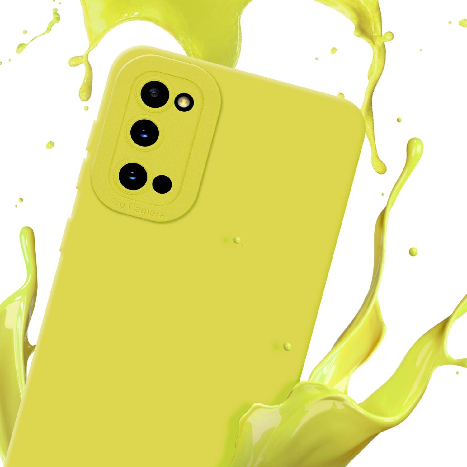 Cadorabo Hülle für Samsung Galaxy S20 Schutz Hülle in Gelb TPU Silikon Etui Case Handyhülle-2