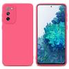 Cadorabo Hülle für Samsung Galaxy S20 FE Schutz Hülle in Rot TPU Silikon Etui Case Handyhülle