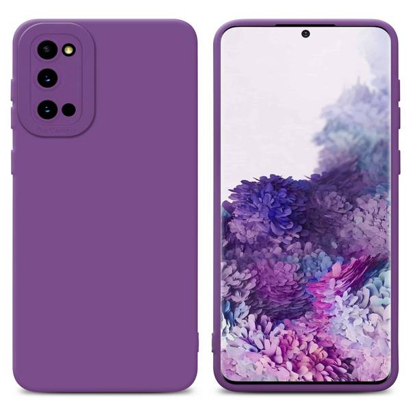 Cadorabo Hülle für Samsung Galaxy S20 Schutz Hülle in Lila TPU Silikon Etui Case Handyhülle