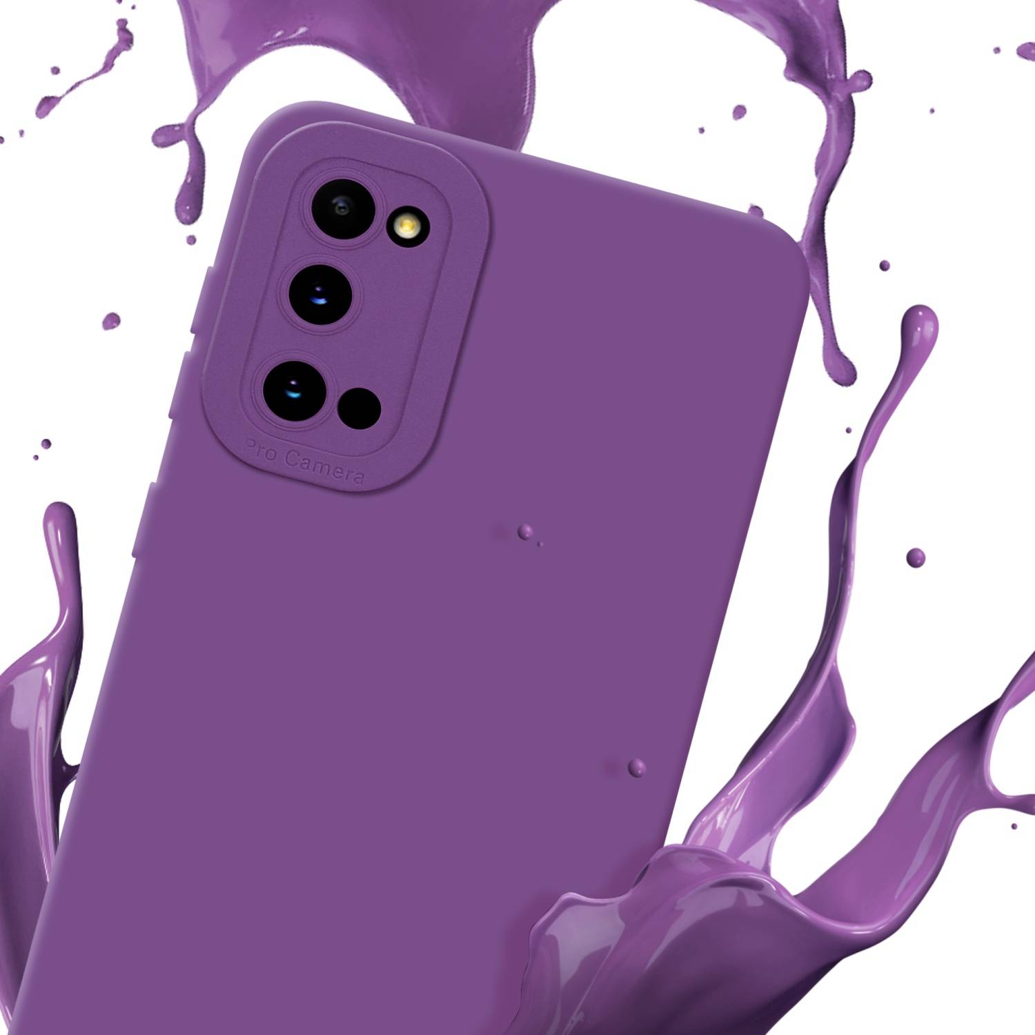 Cadorabo Hülle für Samsung Galaxy S20 Schutz Hülle in Lila TPU Silikon Etui Case Handyhülle-2