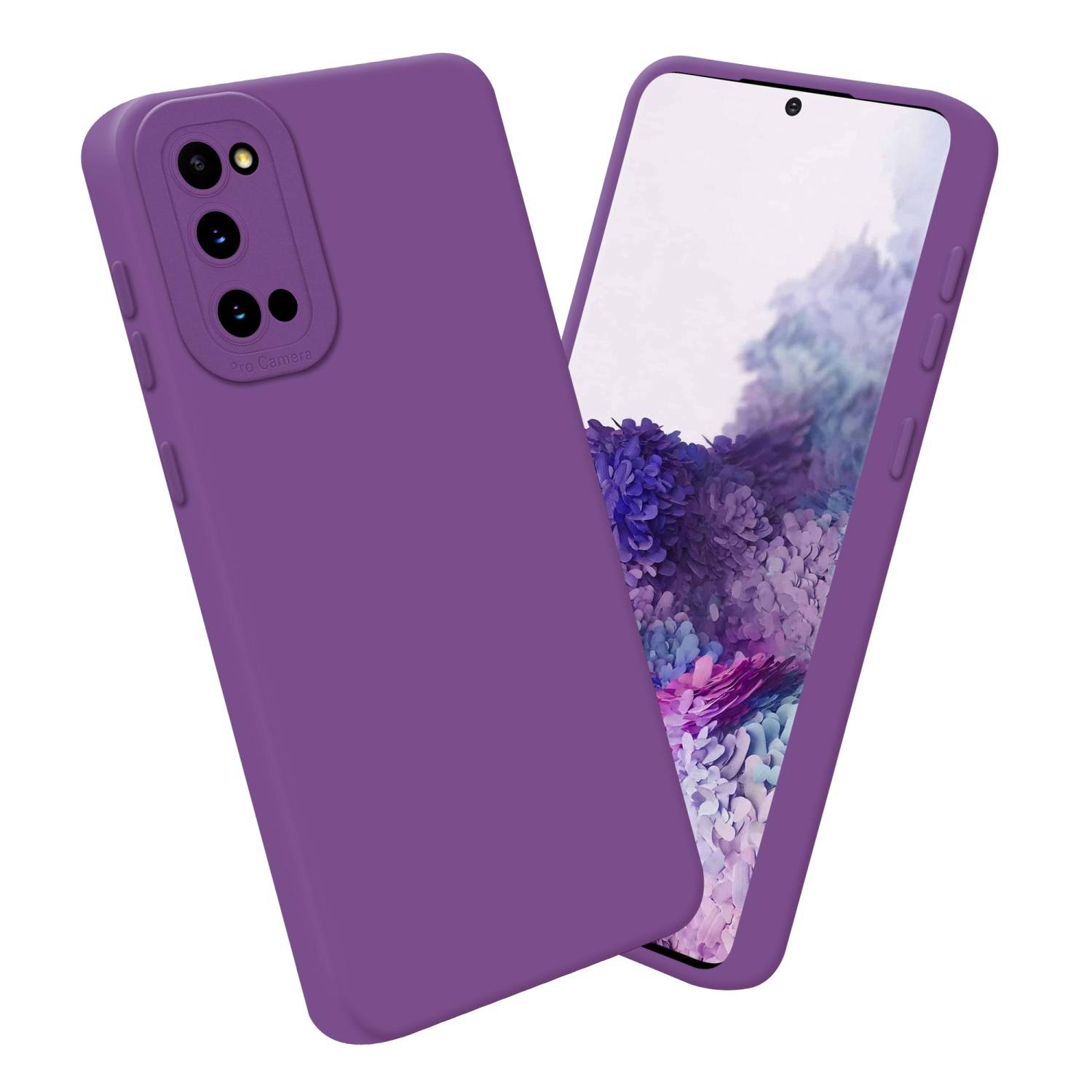 Cadorabo Hülle für Samsung Galaxy S20 Schutz Hülle in Lila TPU Silikon Etui Case Handyhülle-3