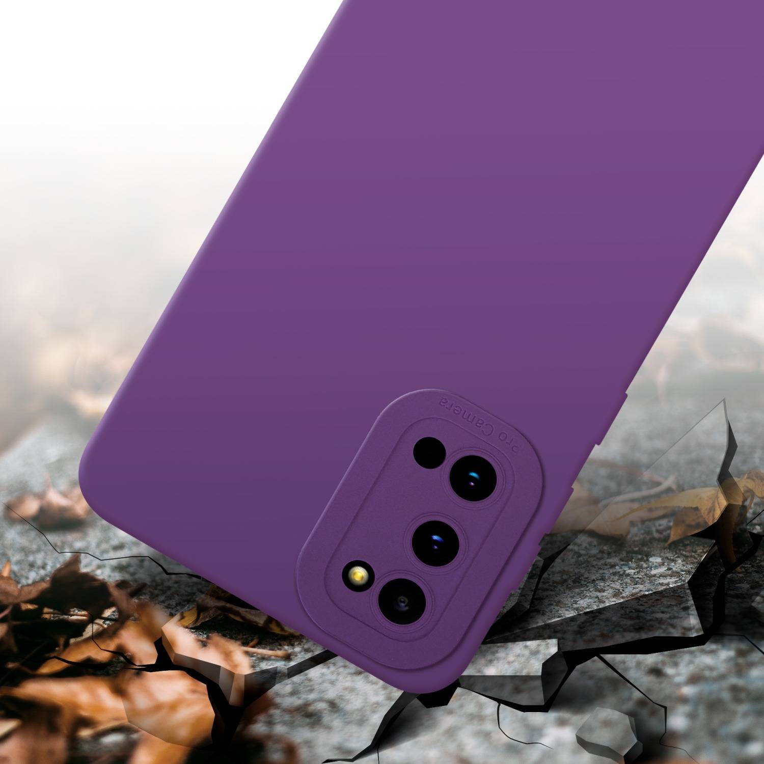 Cadorabo Hülle für Samsung Galaxy S20 Schutz Hülle in Lila TPU Silikon Etui Case Handyhülle-4