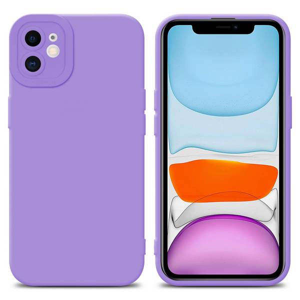 Cadorabo Hülle für Apple iPhone 11 Schutz Hülle in Lila TPU Silikon Etui Case Handyhülle