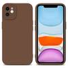 Cadorabo Hülle für Apple iPhone 11 Schutz Hülle in Braun TPU Silikon Etui Case Handyhülle