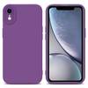 Cadorabo Hülle für Apple iPhone XR Schutz Hülle in Lila TPU Silikon Etui Case Handyhülle