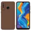Cadorabo Hülle für Huawei P30 LITE Schutz Hülle in Braun TPU Silikon Etui Case Handyhülle