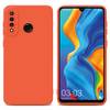 Cadorabo Hülle für Huawei P30 LITE Schutz Hülle in Orange TPU Silikon Etui Case Handyhülle