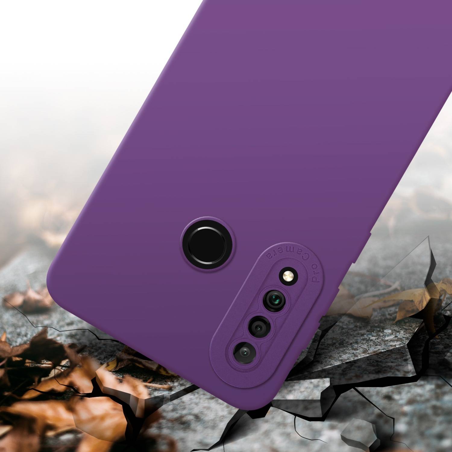 Cadorabo Hülle für Huawei P30 LITE Schutz Hülle in Lila TPU Silikon Etui Case Handyhülle-4