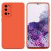 Cadorabo Hülle für Samsung Galaxy S20 Schutz Hülle in Orange TPU Silikon Etui Case Handyhülle