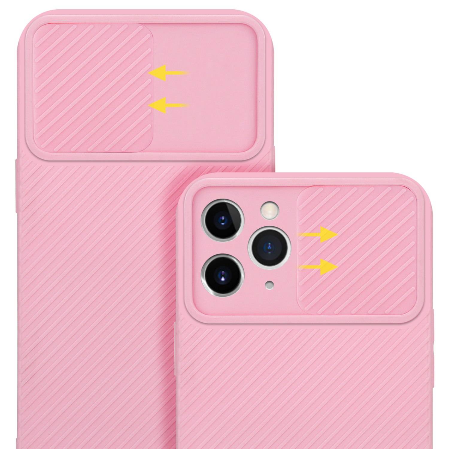 Cadorabo Hülle für Apple iPhone 11 PRO Schutz Hülle in Rosa Handyhülle TPU Etui Case Cover Kameraschutz-3