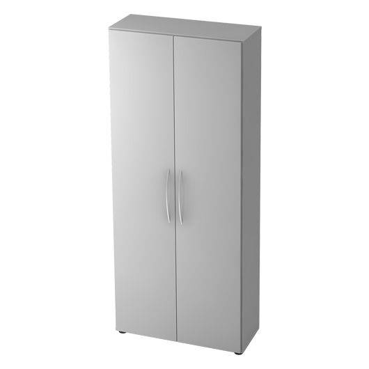Hammerbacher Büroschrank Comfortline, 5 Ordnerhöhen, 80 x 34,7 x 188 cm, grau-0