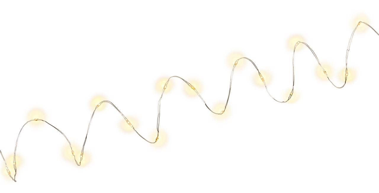 Goobay 2x 20er LED-Silberdraht-Lichterkette, inkl. Timer Stimmungsvolle Leuchtdekoration für den Innenbereich-4