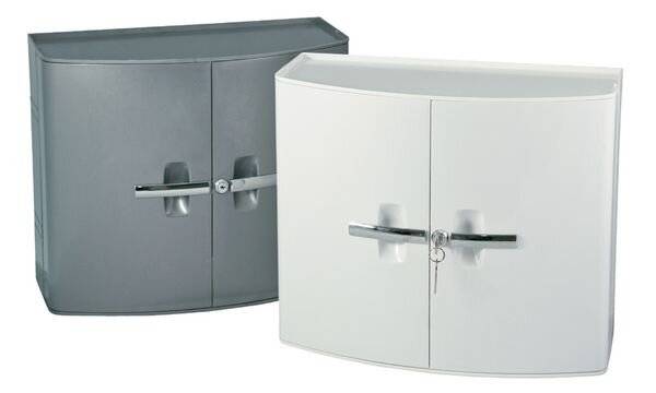 Leina Verbandschrank Sani Cab, ohne Inhalt, silber-1